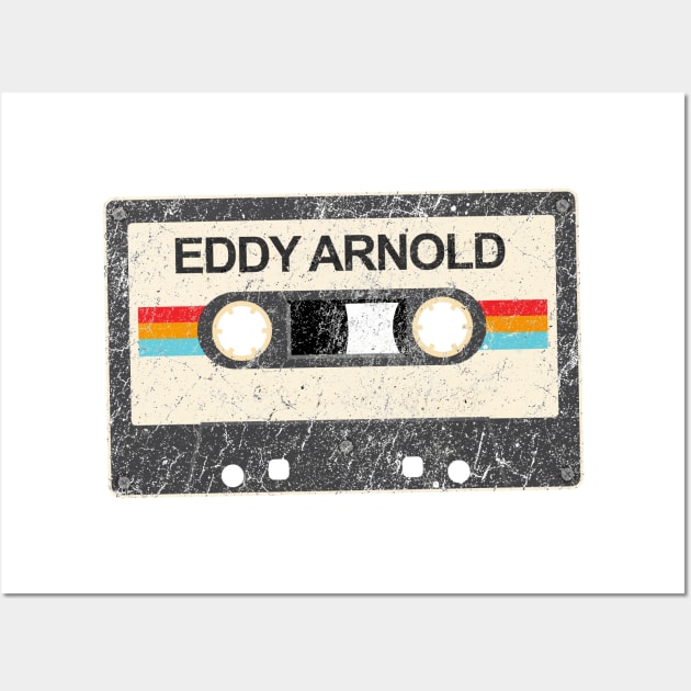 kurniamarga vintage cassette tape Eddy Arnold Wall Art by kurniamarga.artisticcolorful